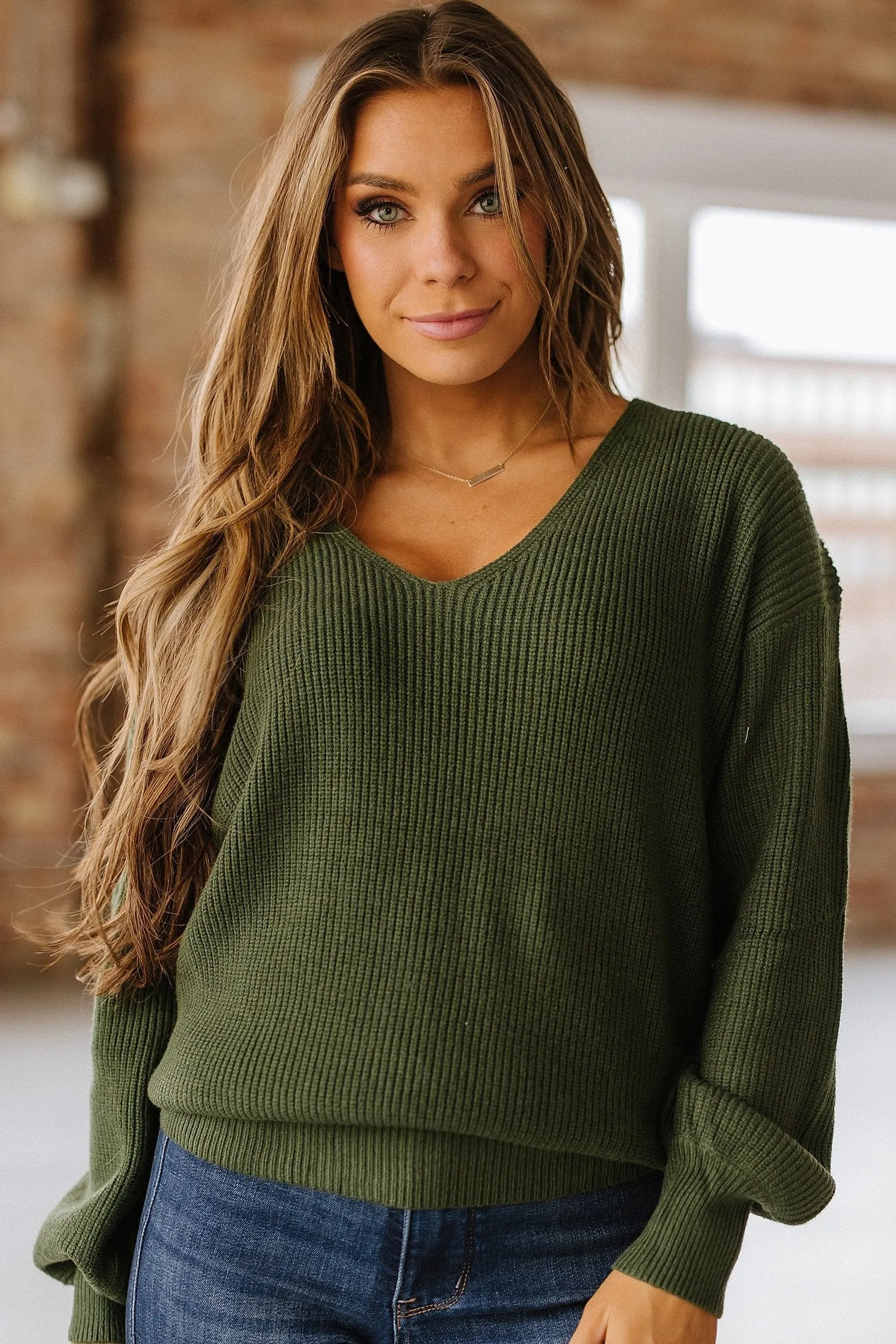 Annalise Lantern Sleeve Bow Knot Sweater | S-XL