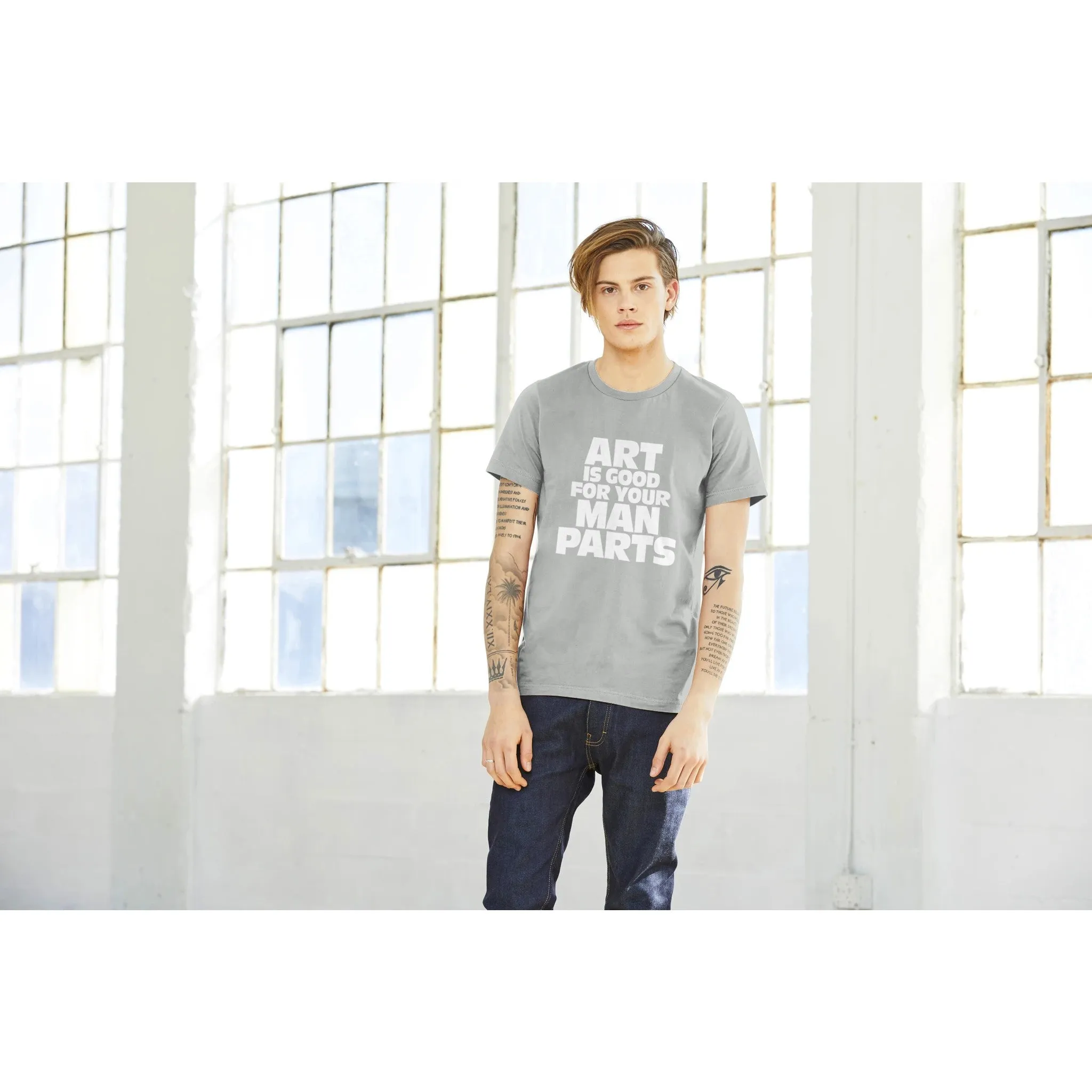 Art Is Good For Your Man Parts  -  Premium Unisex Crewneck T-shirt