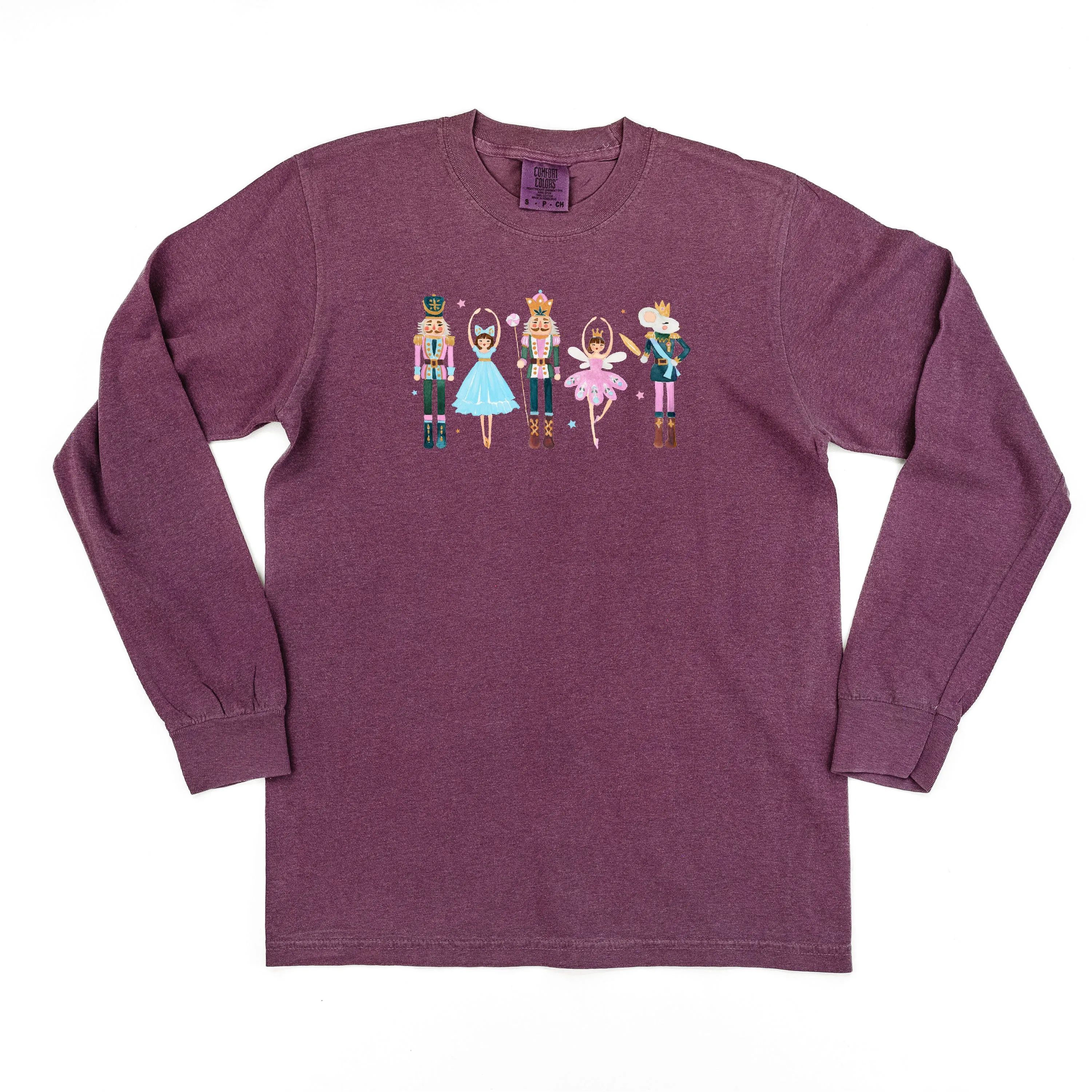 Ballerina - Whimsical Nutcracker - LONG SLEEVE Comfort Colors Tee