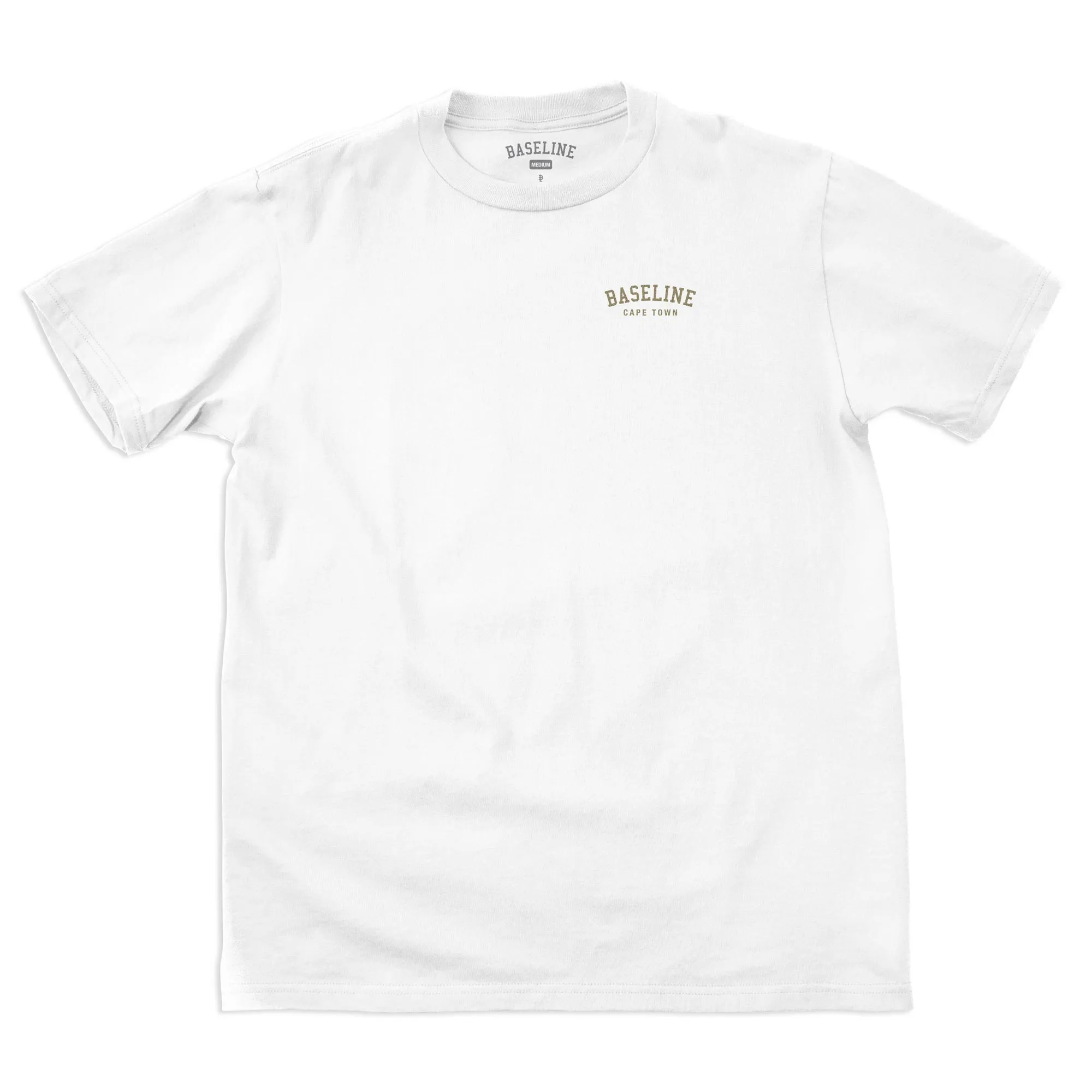 Baseline - Arch Logo Tee (White/Metallic Gold)