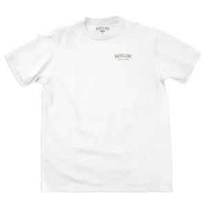 Baseline - Arch Logo Tee (White/Metallic Gold)