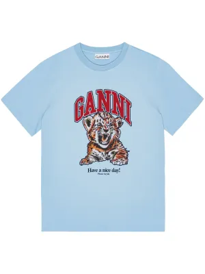 Basic Jersey Tiger Relaxed T-Shirt
