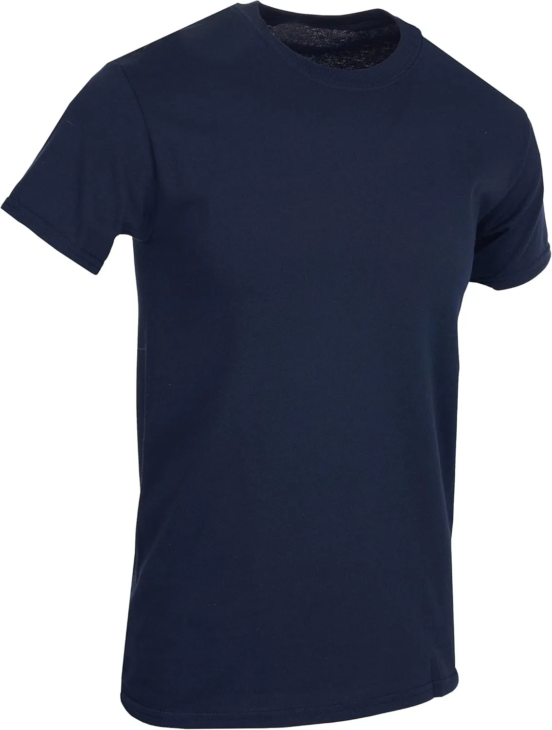 BILLIONHATS T-Shirts - Size 7X - Plus Size Men's Solid Colors Cotton T-Shirts Short Sleeve Lightweight Big Tall Tees, Bulk