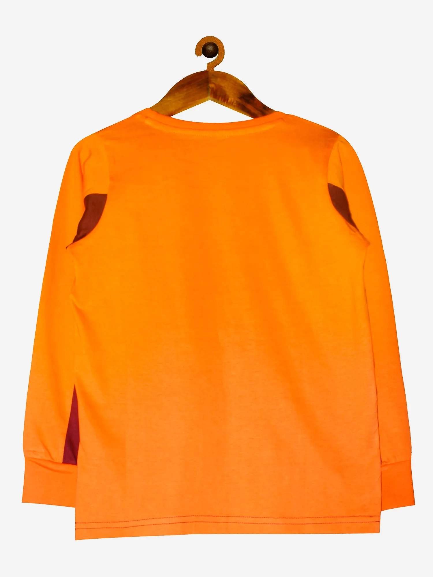 Boys Cotton T-shirt with Shoulder Panel