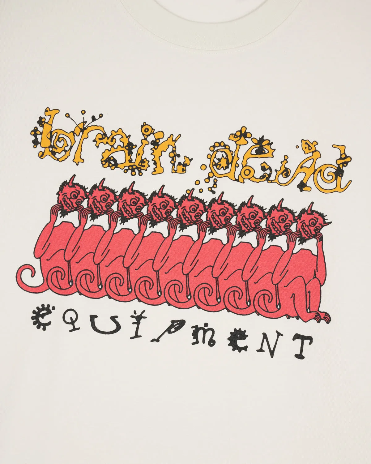 Brain Dead Equipment Devils T-shirt - Natural