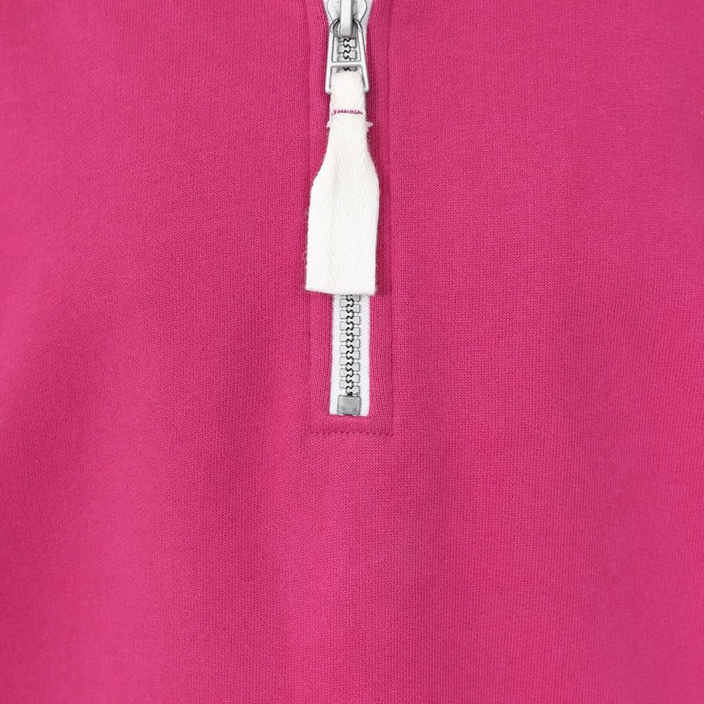 CLASSIC 1/4 ZIP LJ3C-PINK CERISE