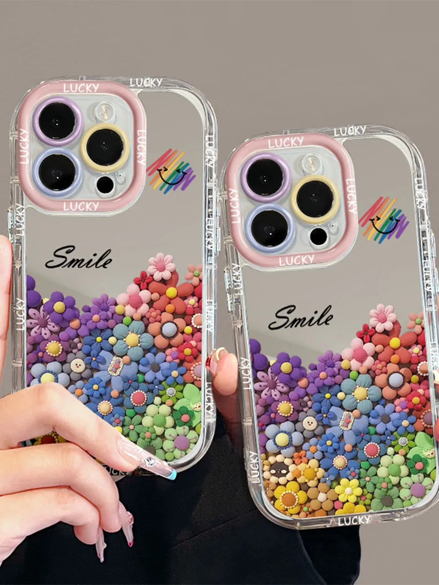 Colorful Mirror Clay Soft Case Phone Case