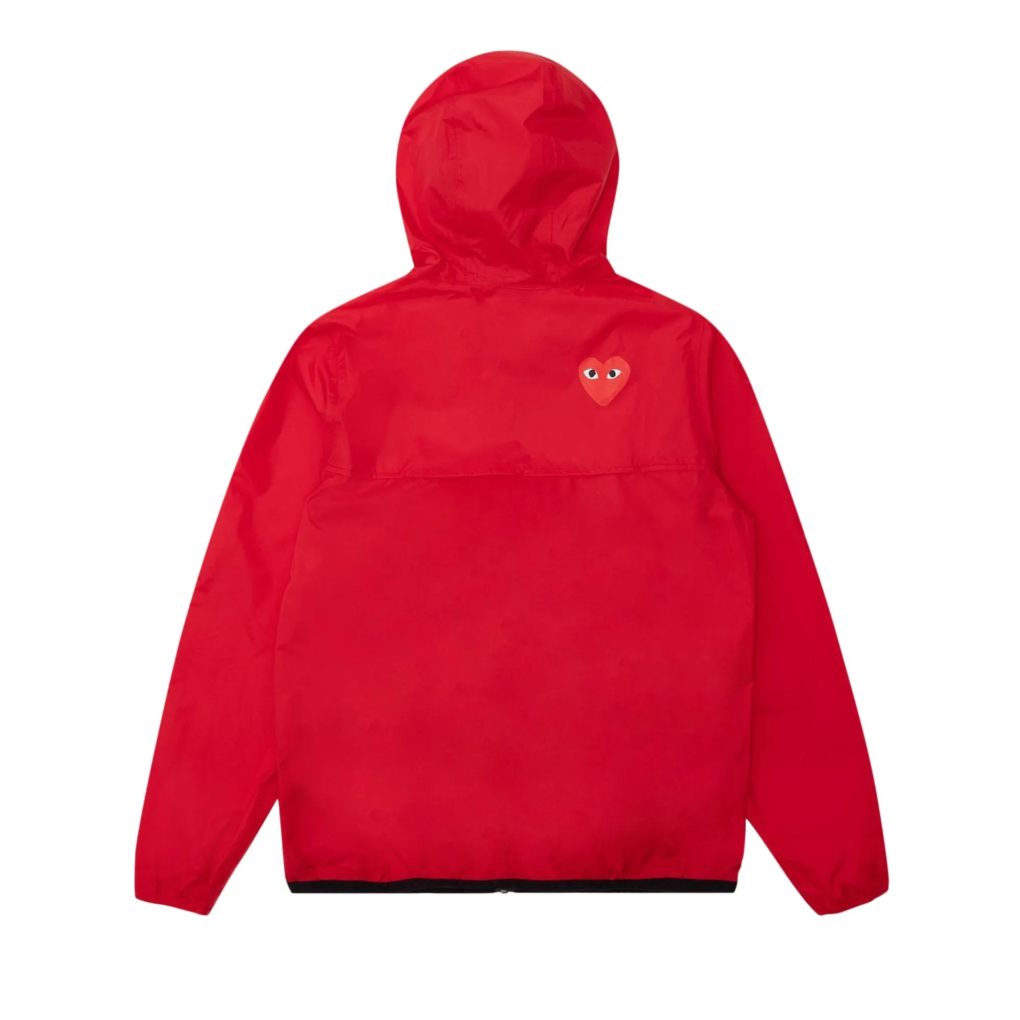 Comme des Garçons PLAY x K-Way zip-up sweatshirt, red