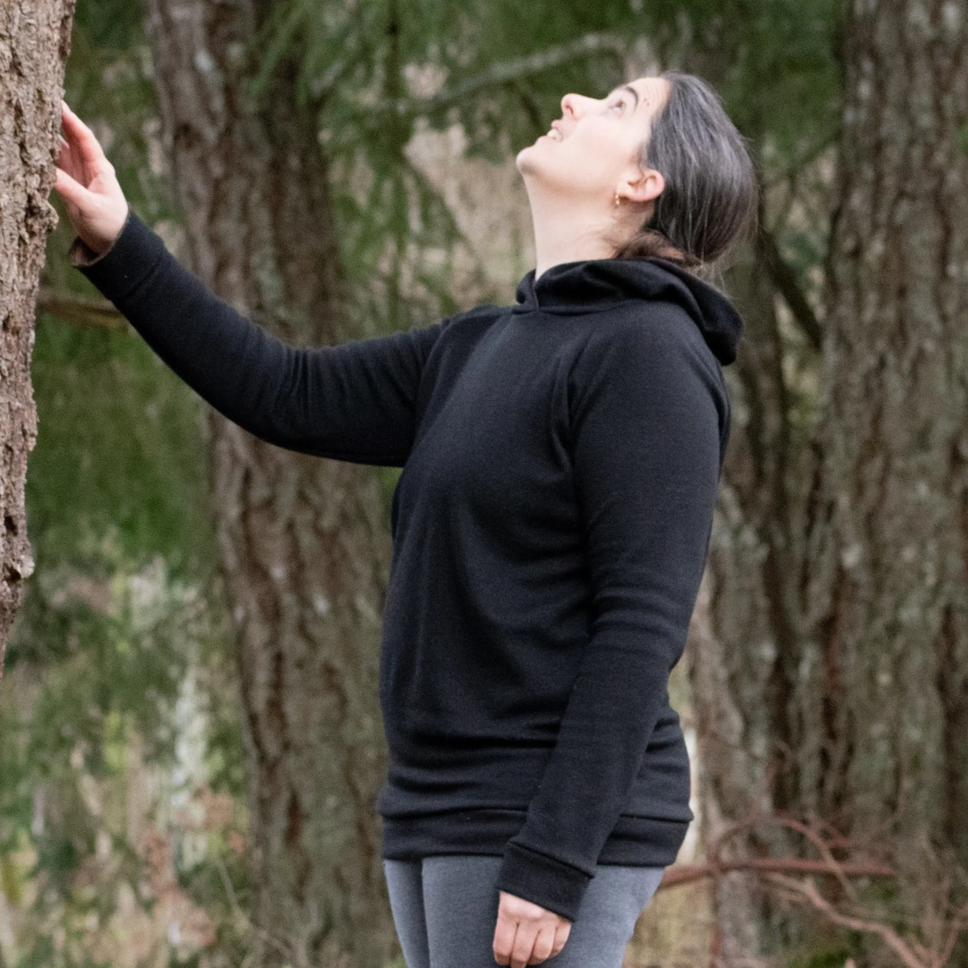 Custom Coastal Merino Wool Hoodies - Grown-Ups