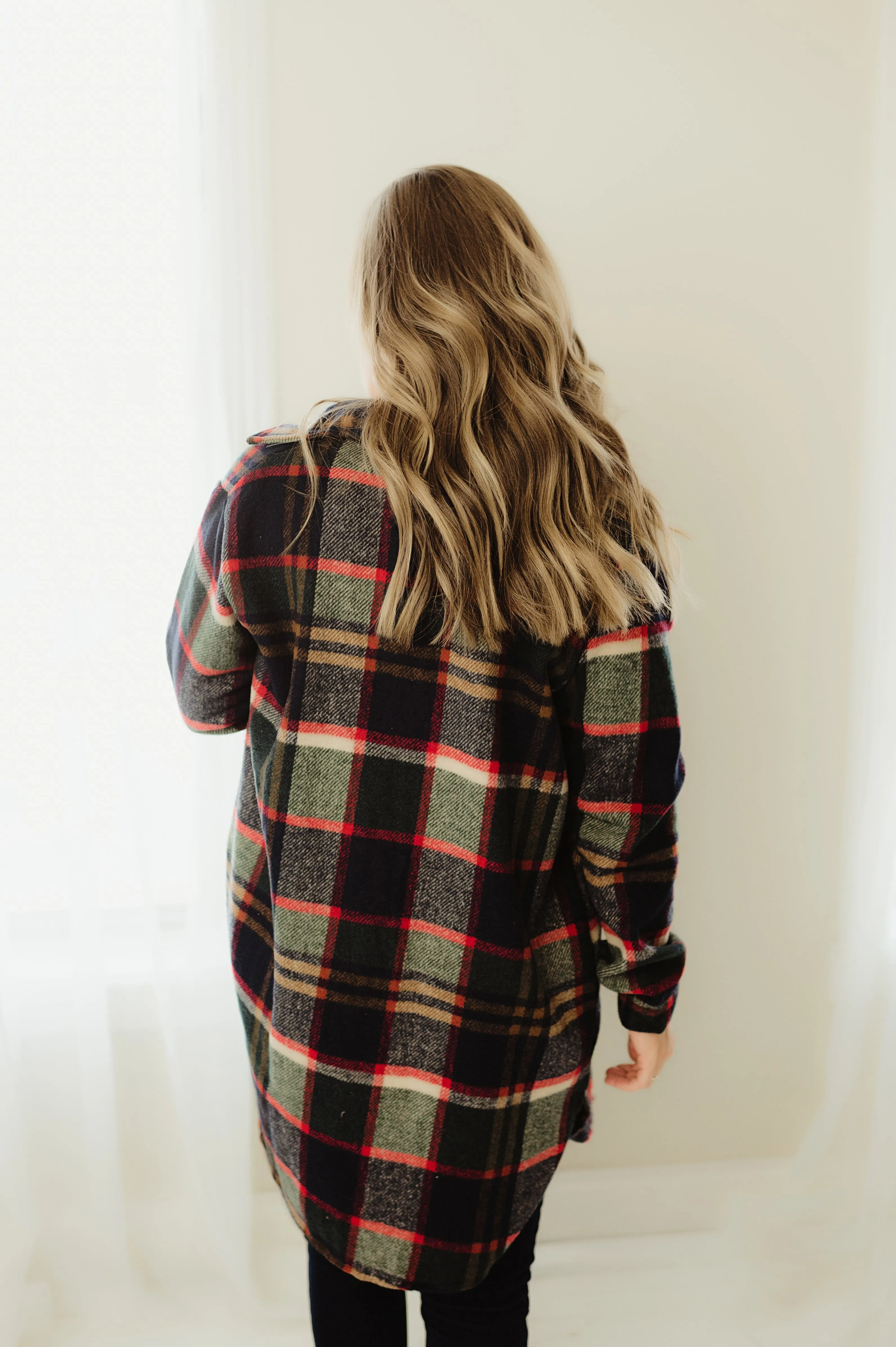 Flannel Shirt Dress