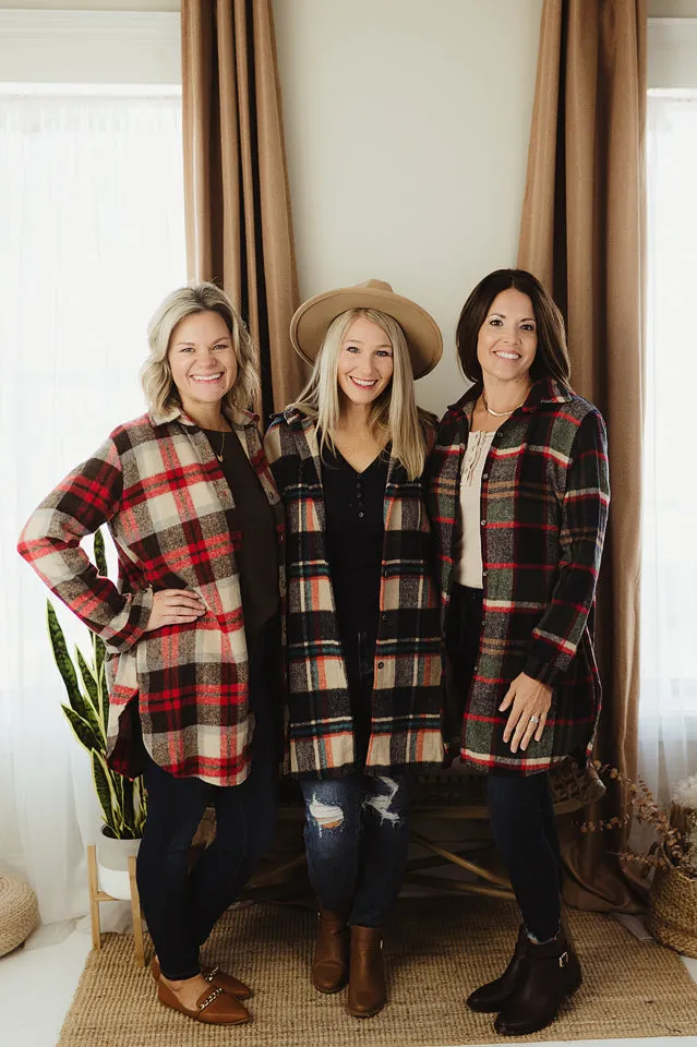 Flannel Shirt Dress
