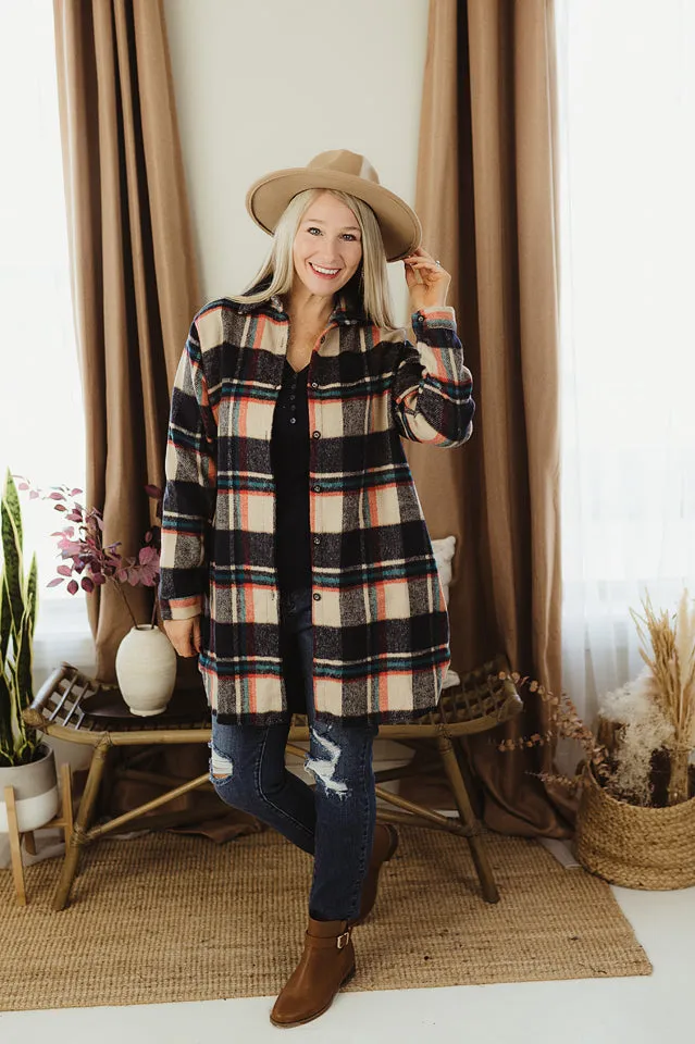 Flannel Shirt Dress