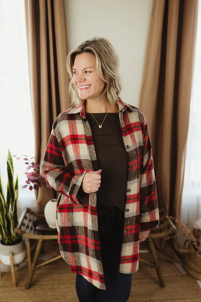Flannel Shirt Dress