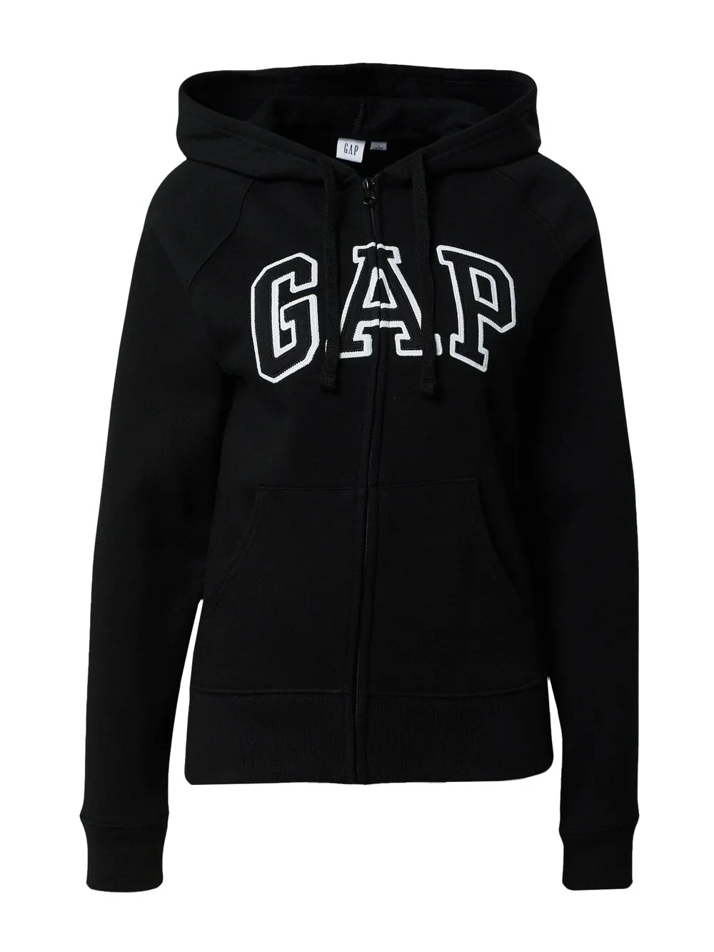 GAP zip-up sweatshirt, black