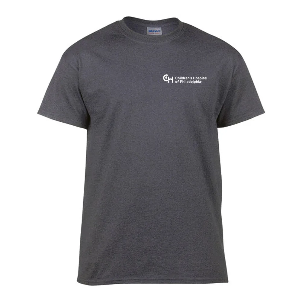 Gildan Adult Heavy Cotton 5.3 oz Neutral Color T-Shirt With White CHOP Logo