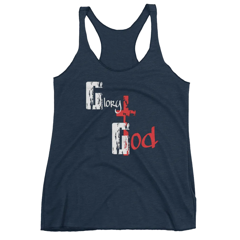 Glory to God Ladies' Racerback Tanks
