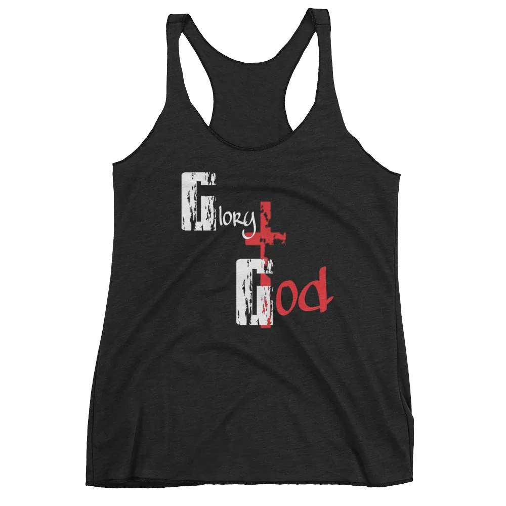 Glory to God Ladies' Racerback Tanks