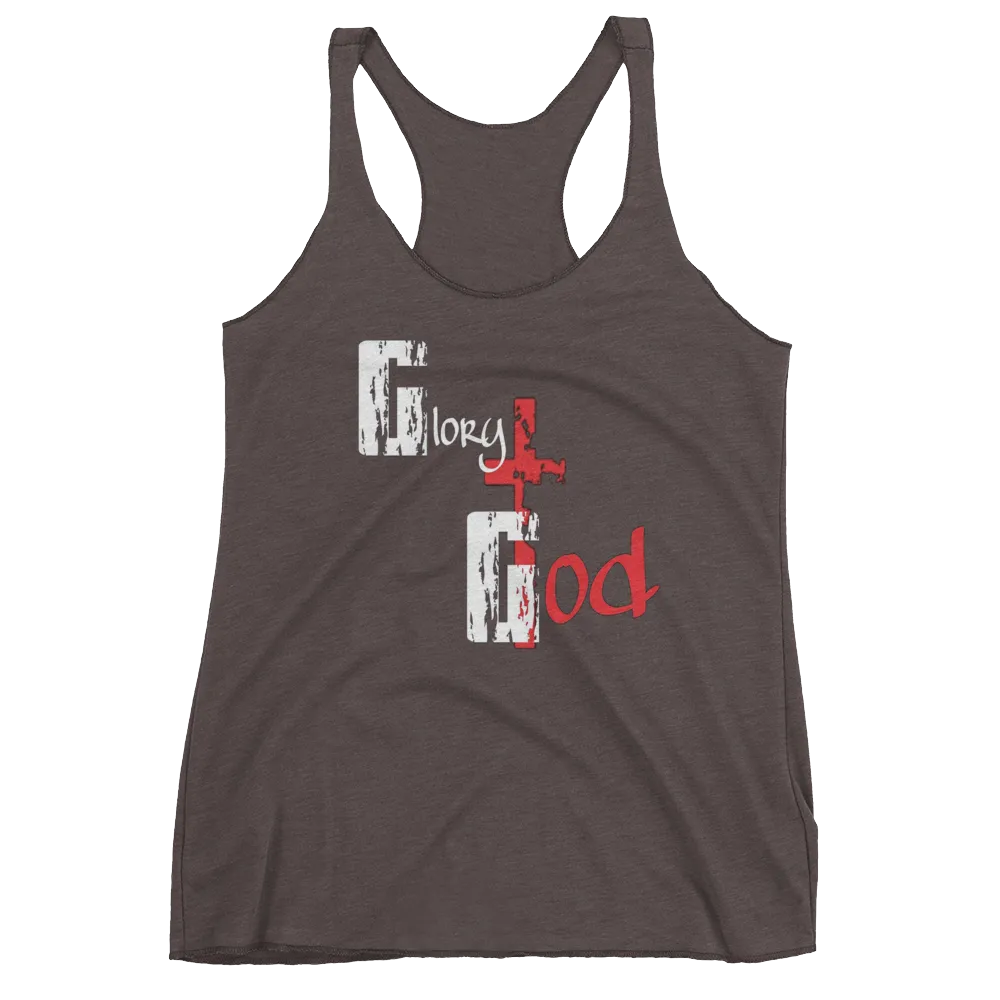 Glory to God Ladies' Racerback Tanks