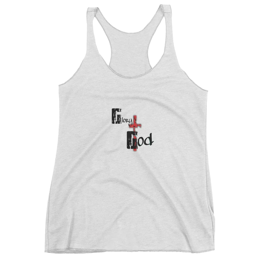 Glory to God Ladies' Racerback Tanks
