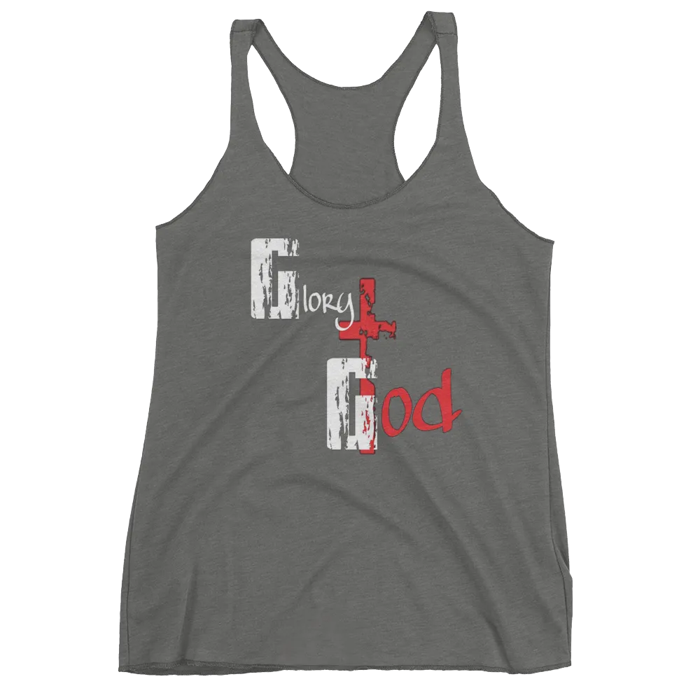 Glory to God Ladies' Racerback Tanks