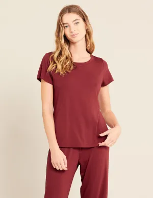 Sure! Here’s an optimized title for the product:

Cozy Ruby Goodnight Sleep Tee - Soft, Relaxing Pajama Top for Sweet Dreams