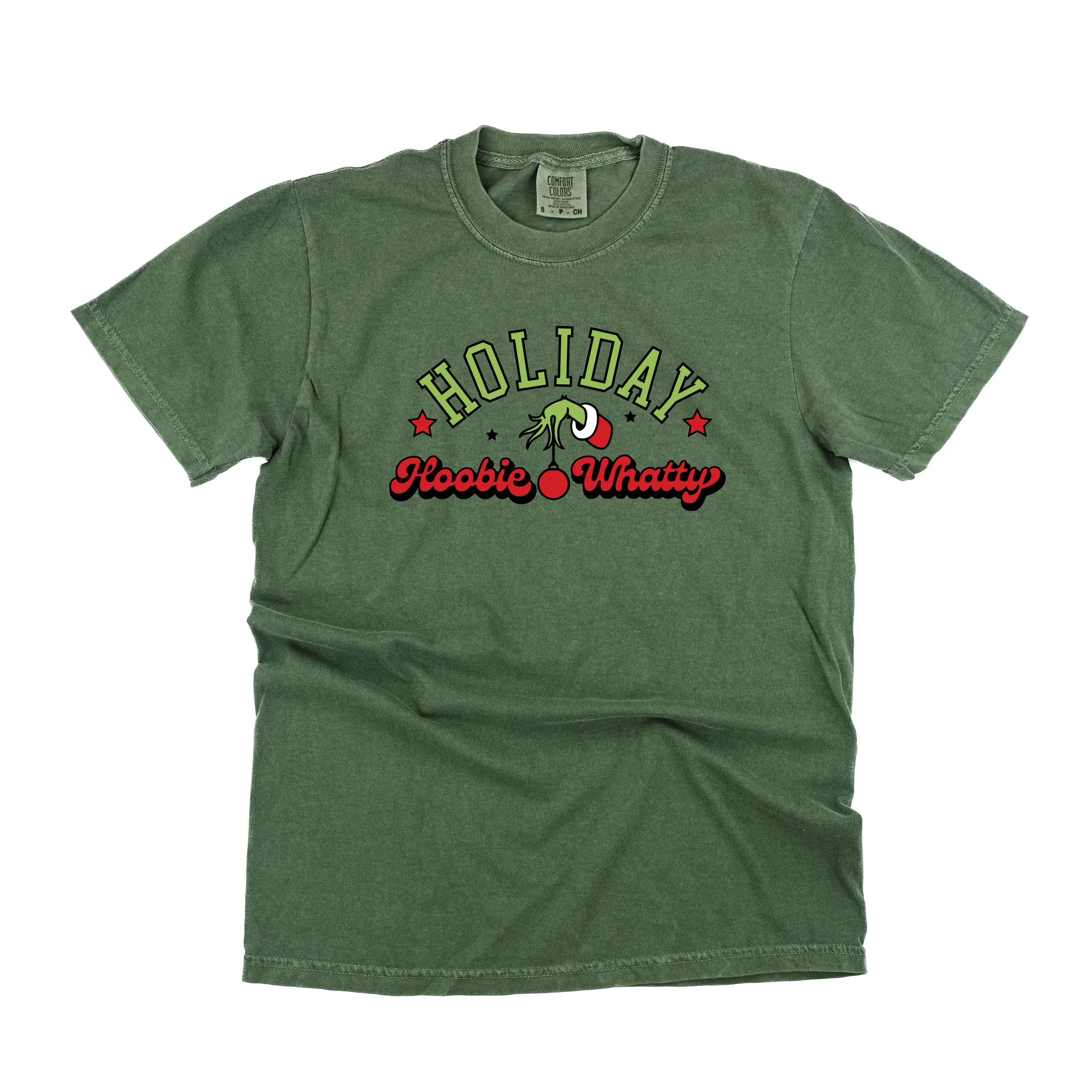 Holiday Hoobie Whatty - Comfort Colors Tee