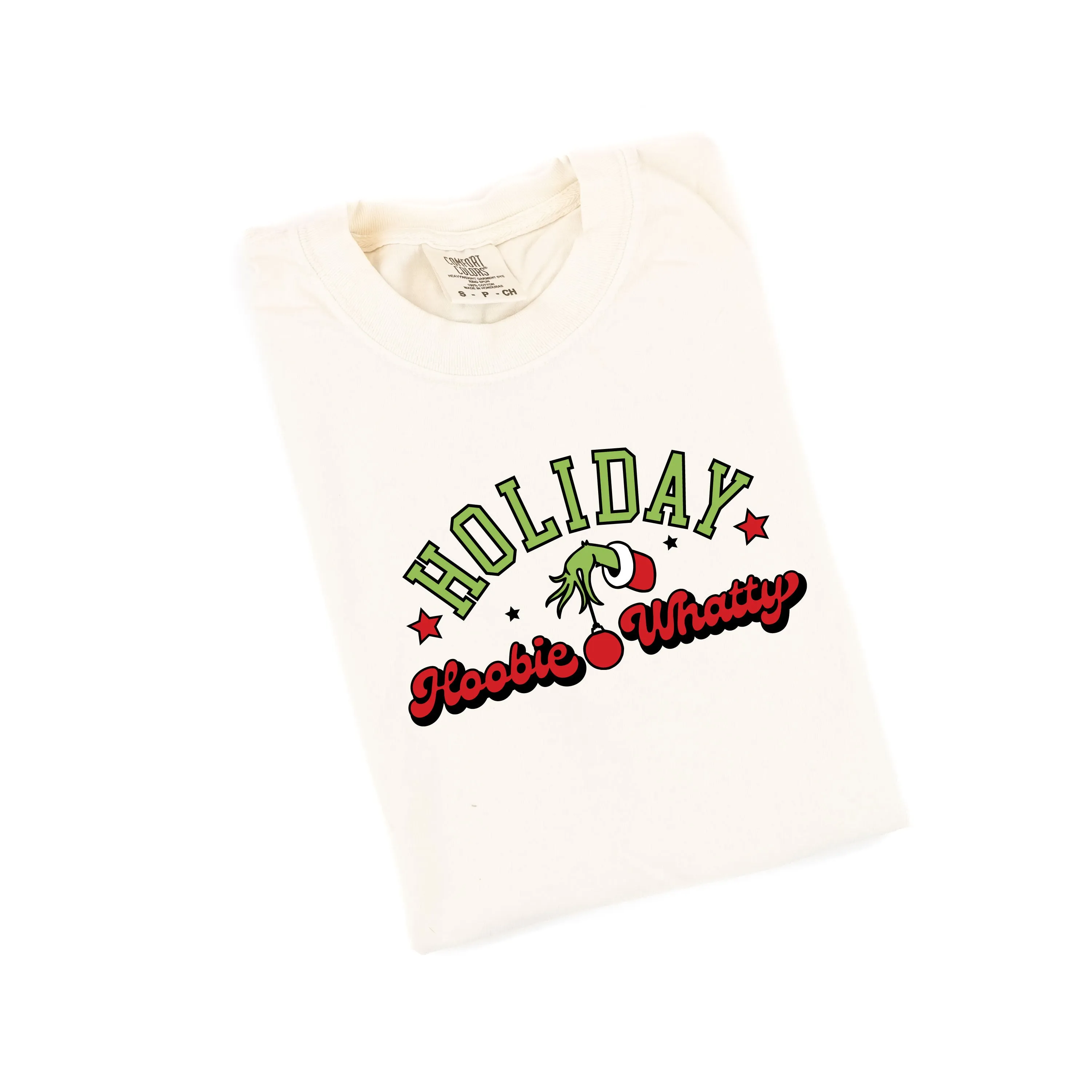 Holiday Hoobie Whatty - Comfort Colors Tee