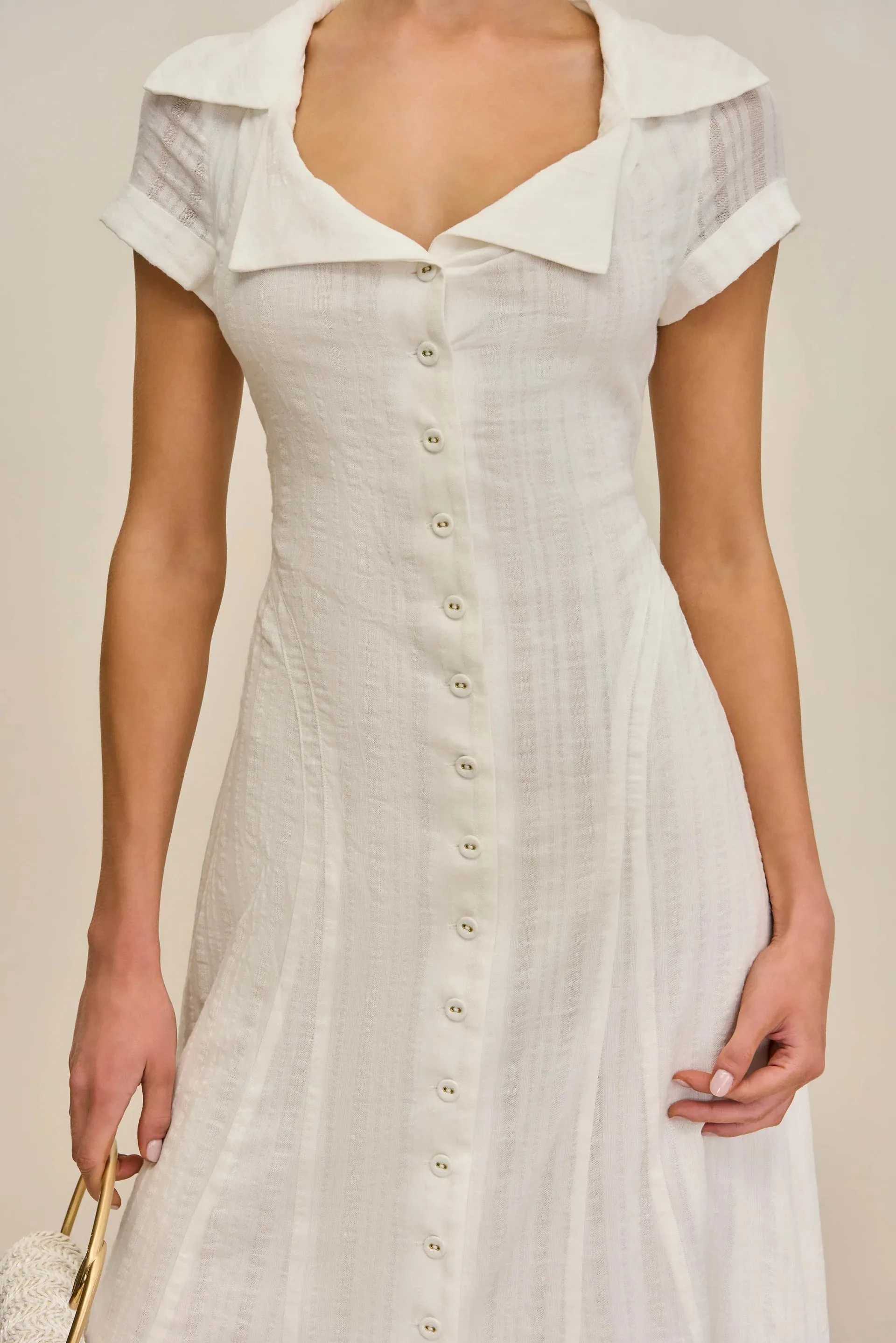 Jeanie Dress  - Off White