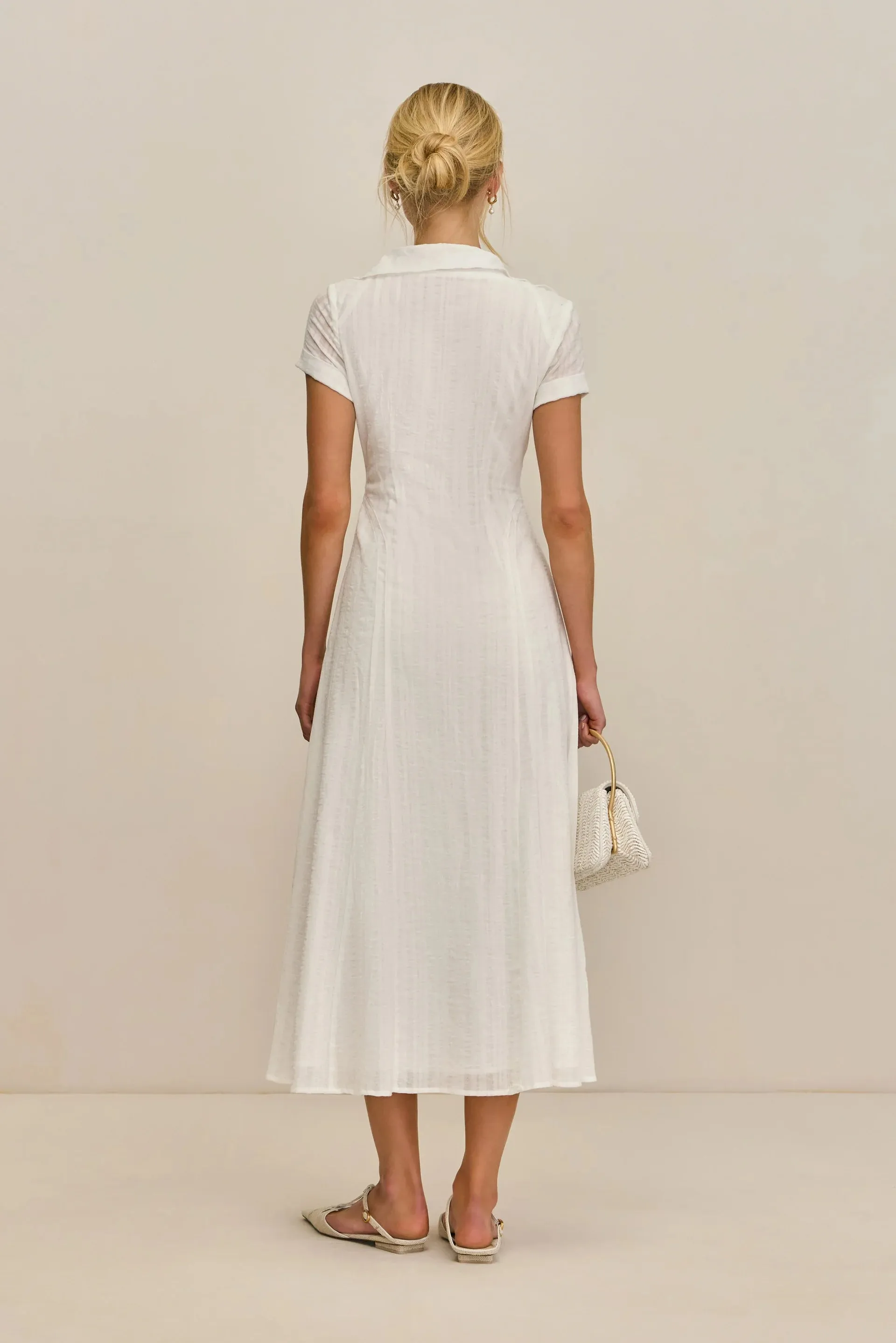 Jeanie Dress  - Off White