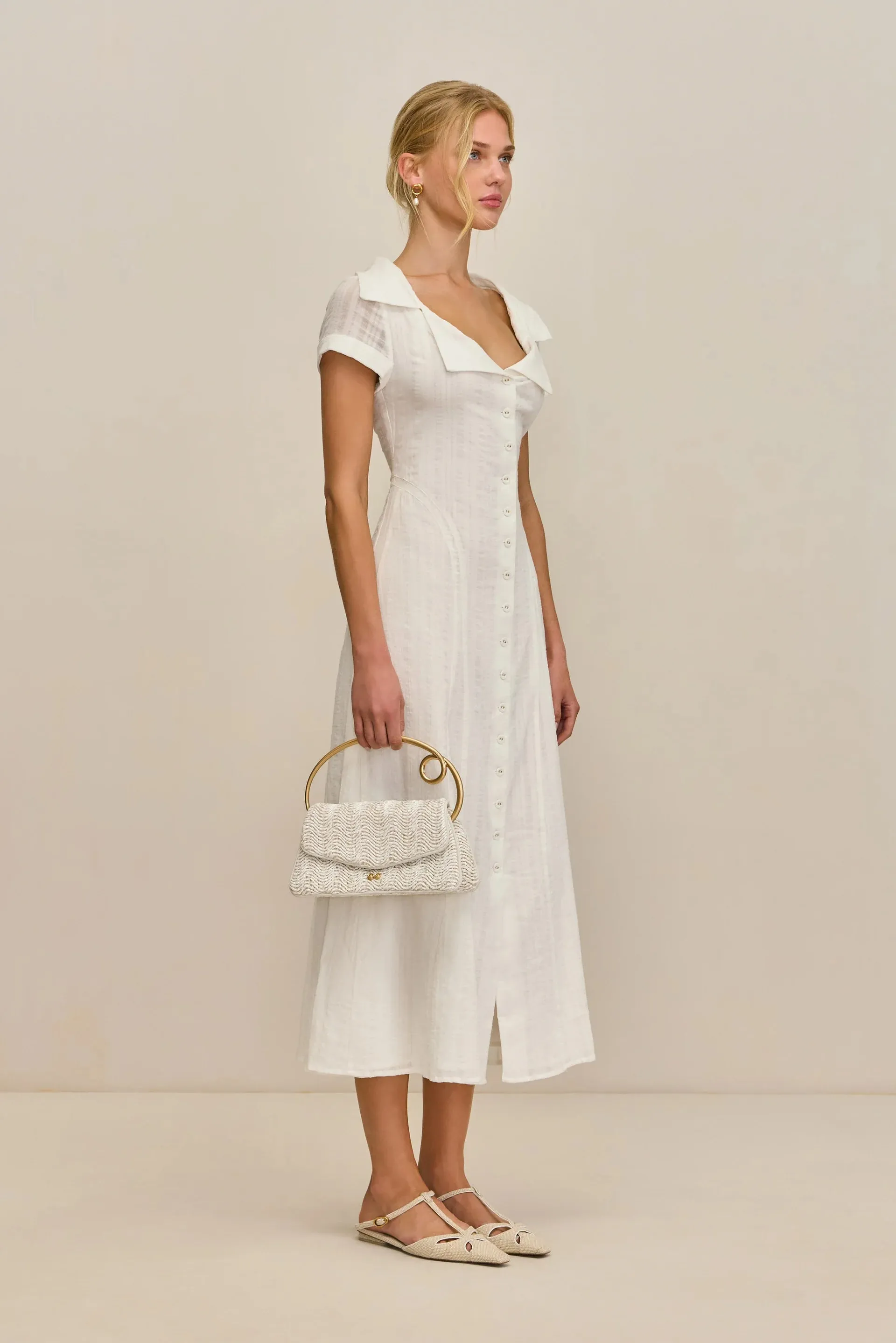 Jeanie Dress  - Off White