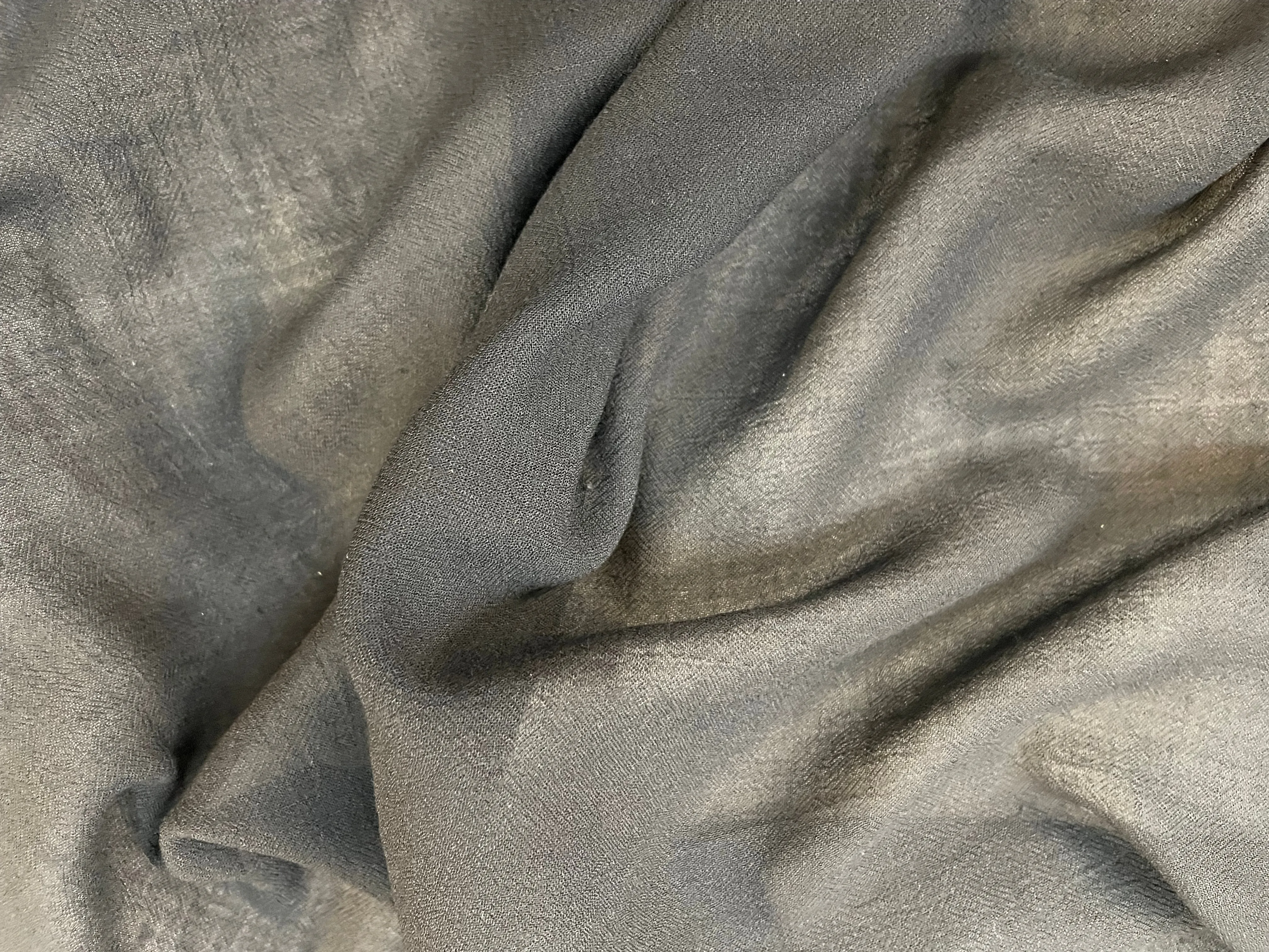 Light-Weight Crepe Cotton - Jet Black