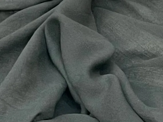 Light-Weight Crepe Cotton - Jet Black