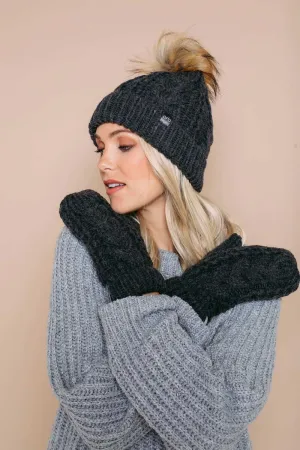 Marshmallow Mitts - Charcoal