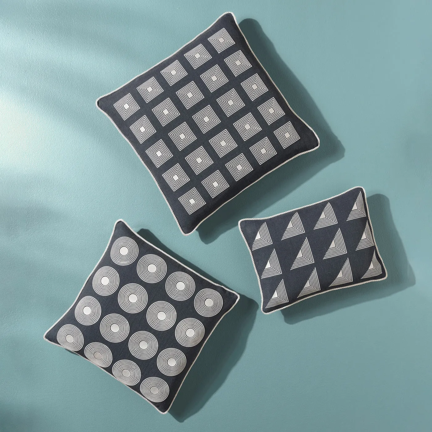 Matrix Squares Cushion