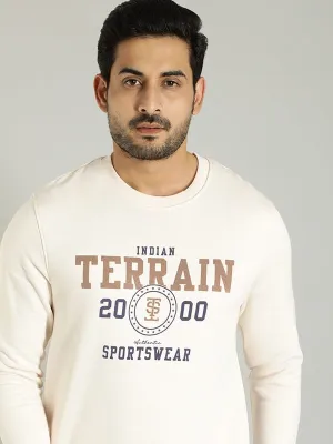 Men Graphic Full Sleeve Crew Neck Sweatshirt