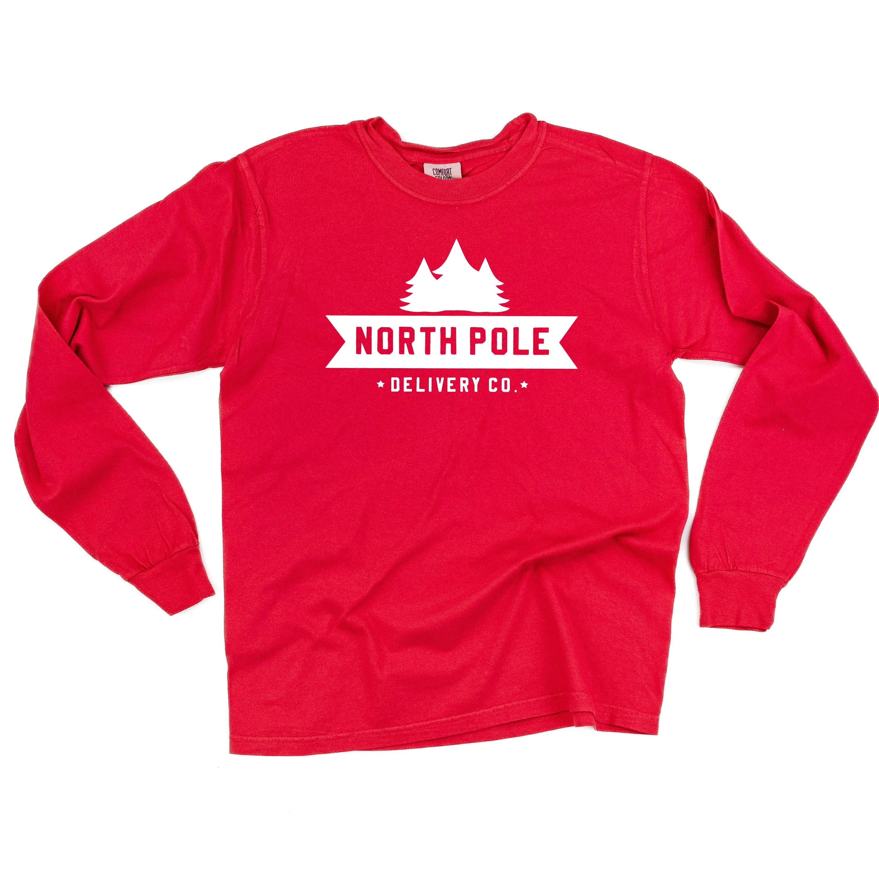 North Pole Delivery Co. - LONG SLEEVE Comfort Colors Tee