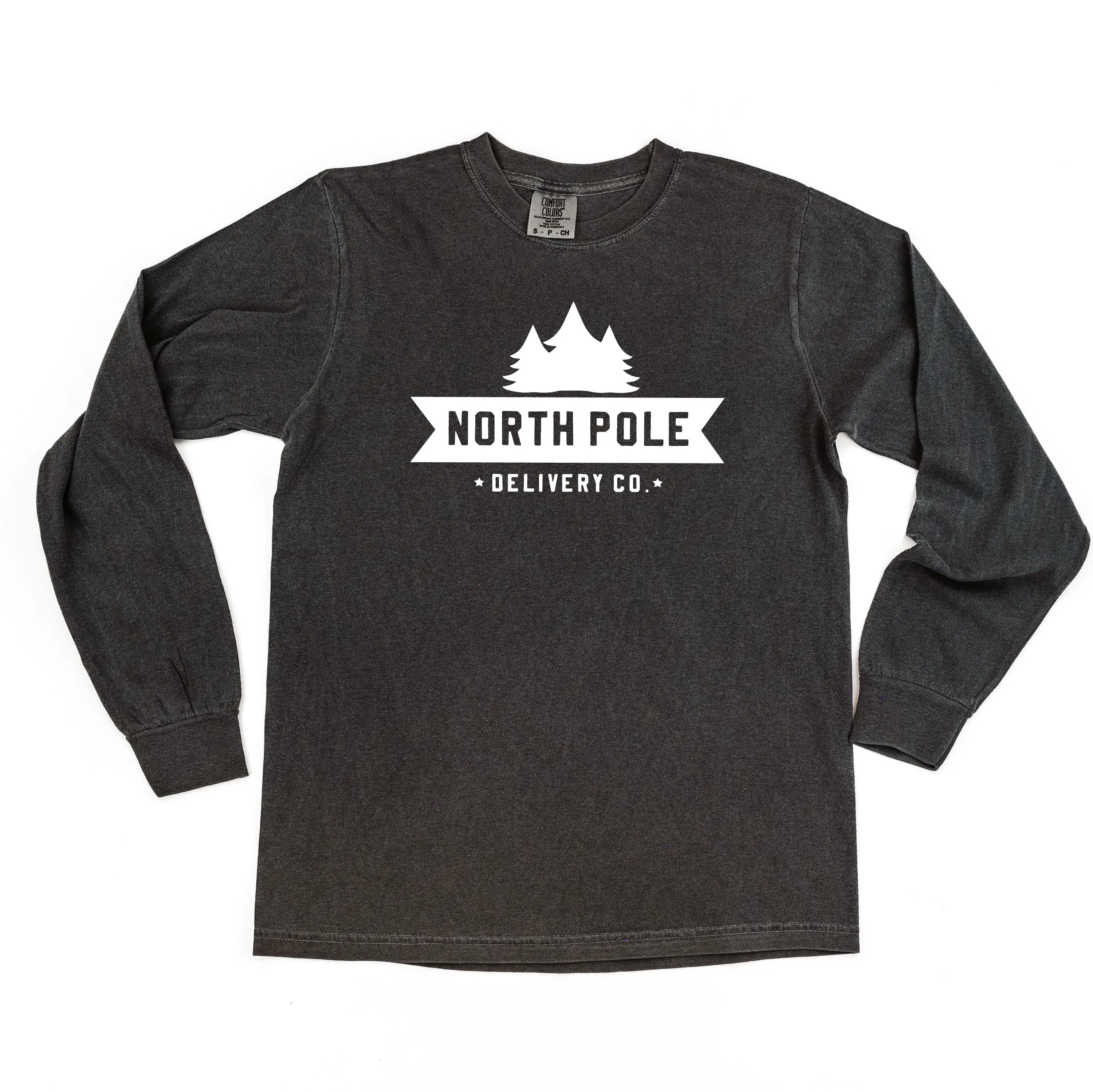 North Pole Delivery Co. - LONG SLEEVE Comfort Colors Tee