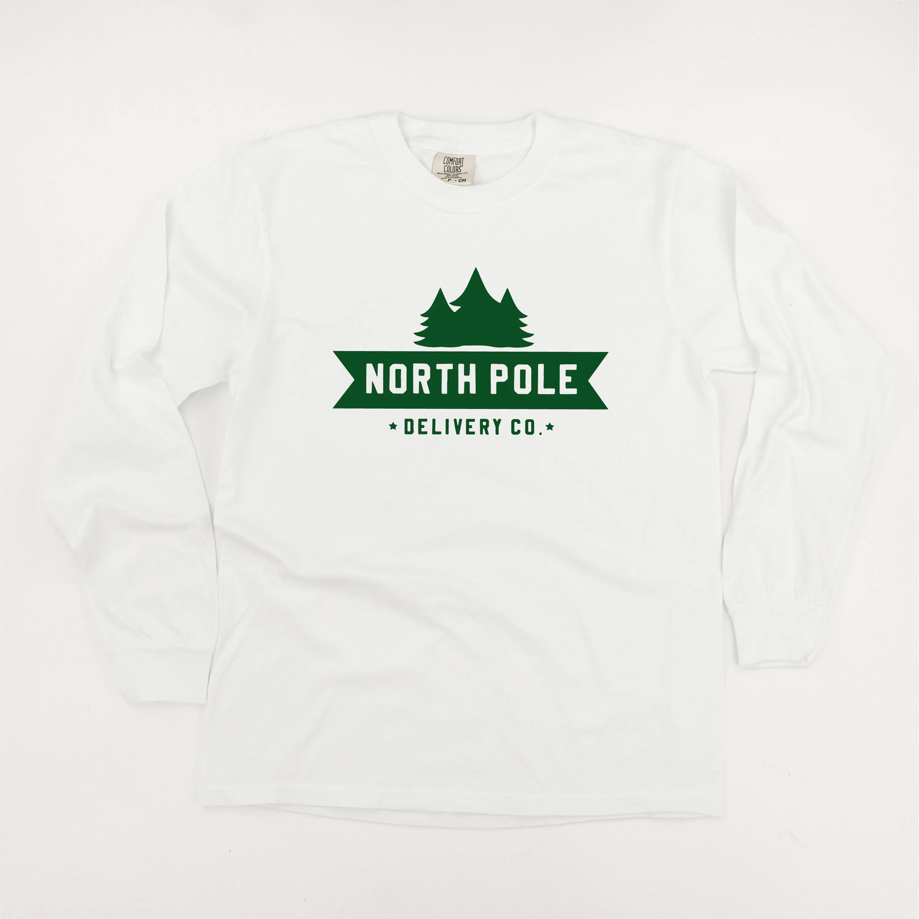 North Pole Delivery Co. - LONG SLEEVE Comfort Colors Tee