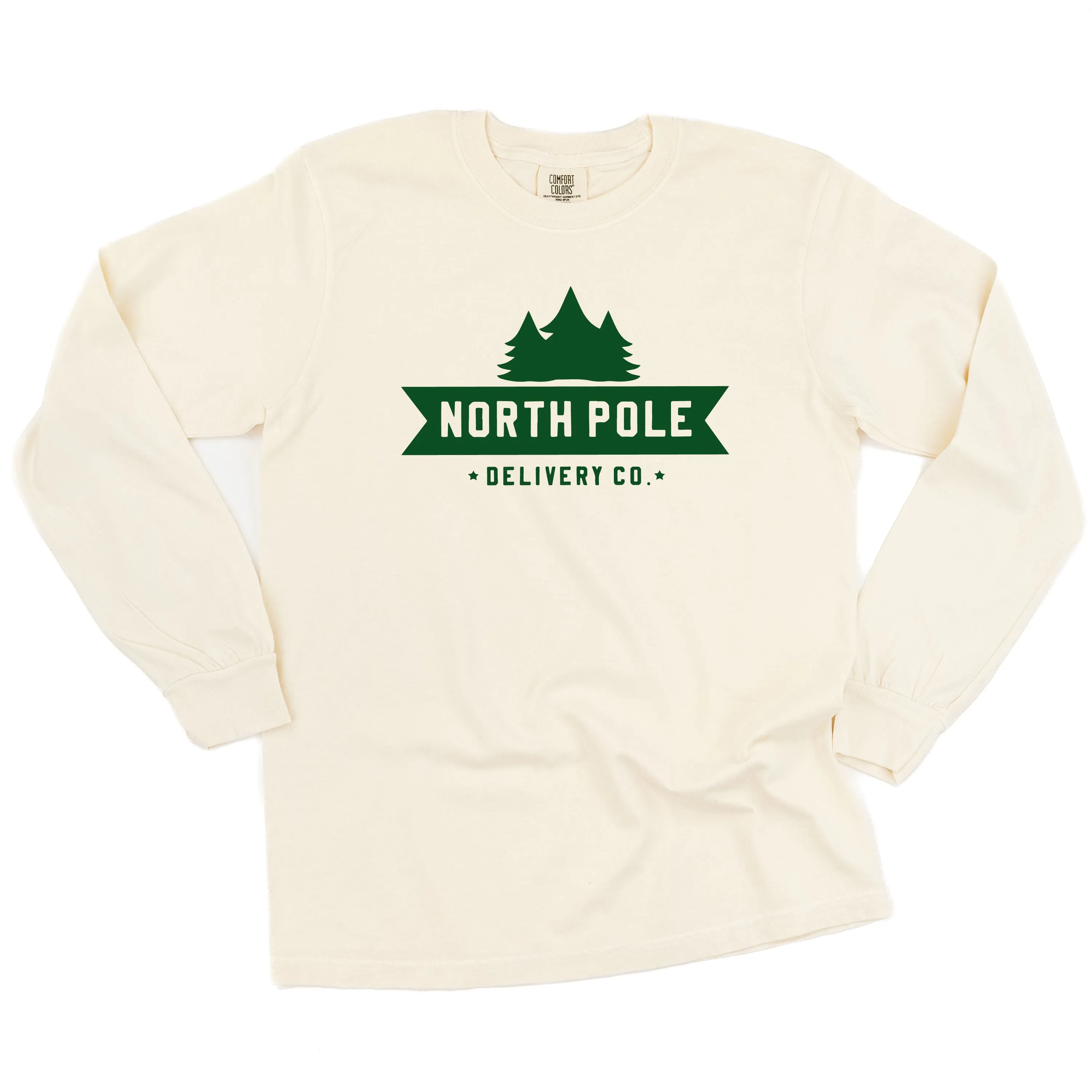 North Pole Delivery Co. - LONG SLEEVE Comfort Colors Tee