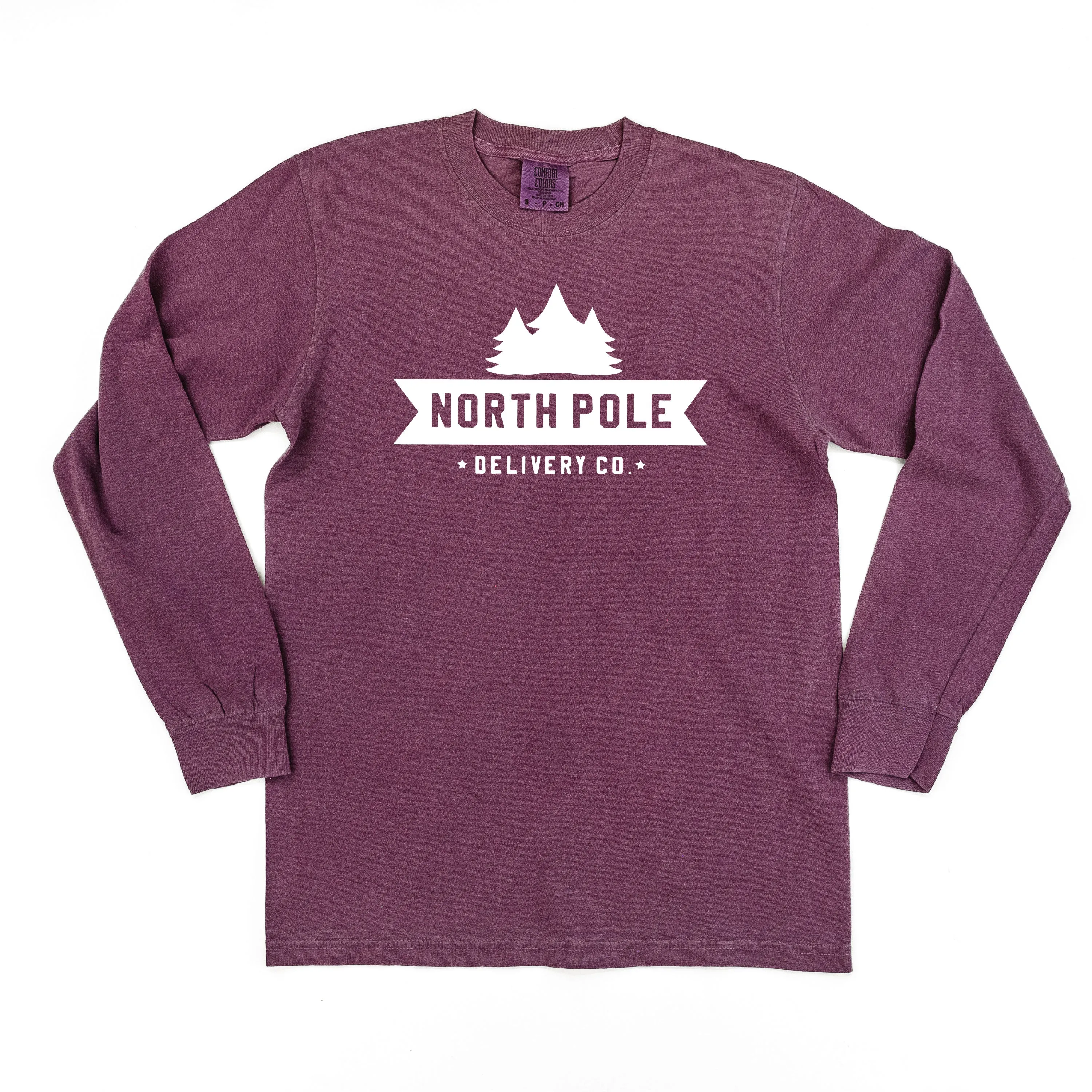 North Pole Delivery Co. - LONG SLEEVE Comfort Colors Tee