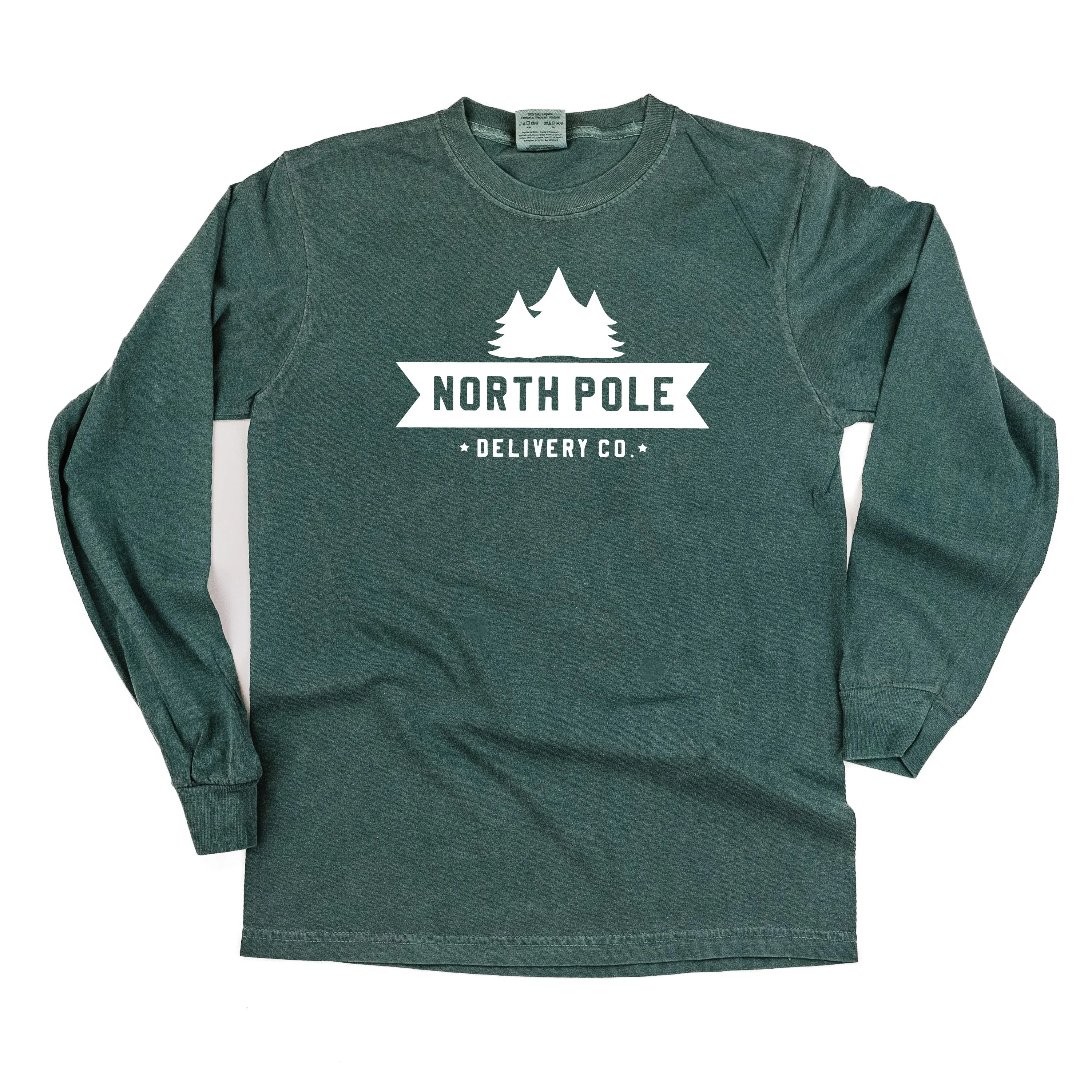 North Pole Delivery Co. - LONG SLEEVE Comfort Colors Tee