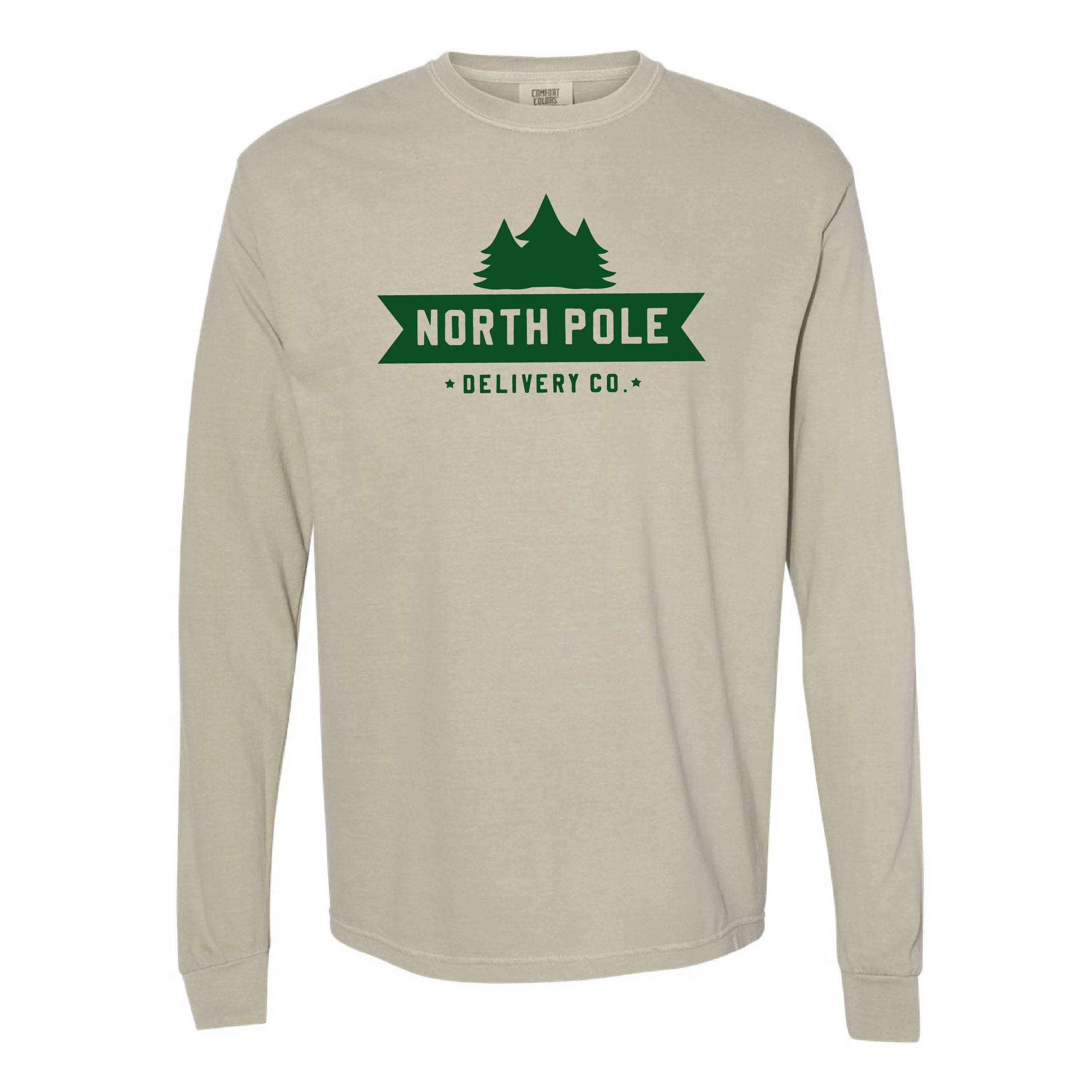North Pole Delivery Co. - LONG SLEEVE Comfort Colors Tee