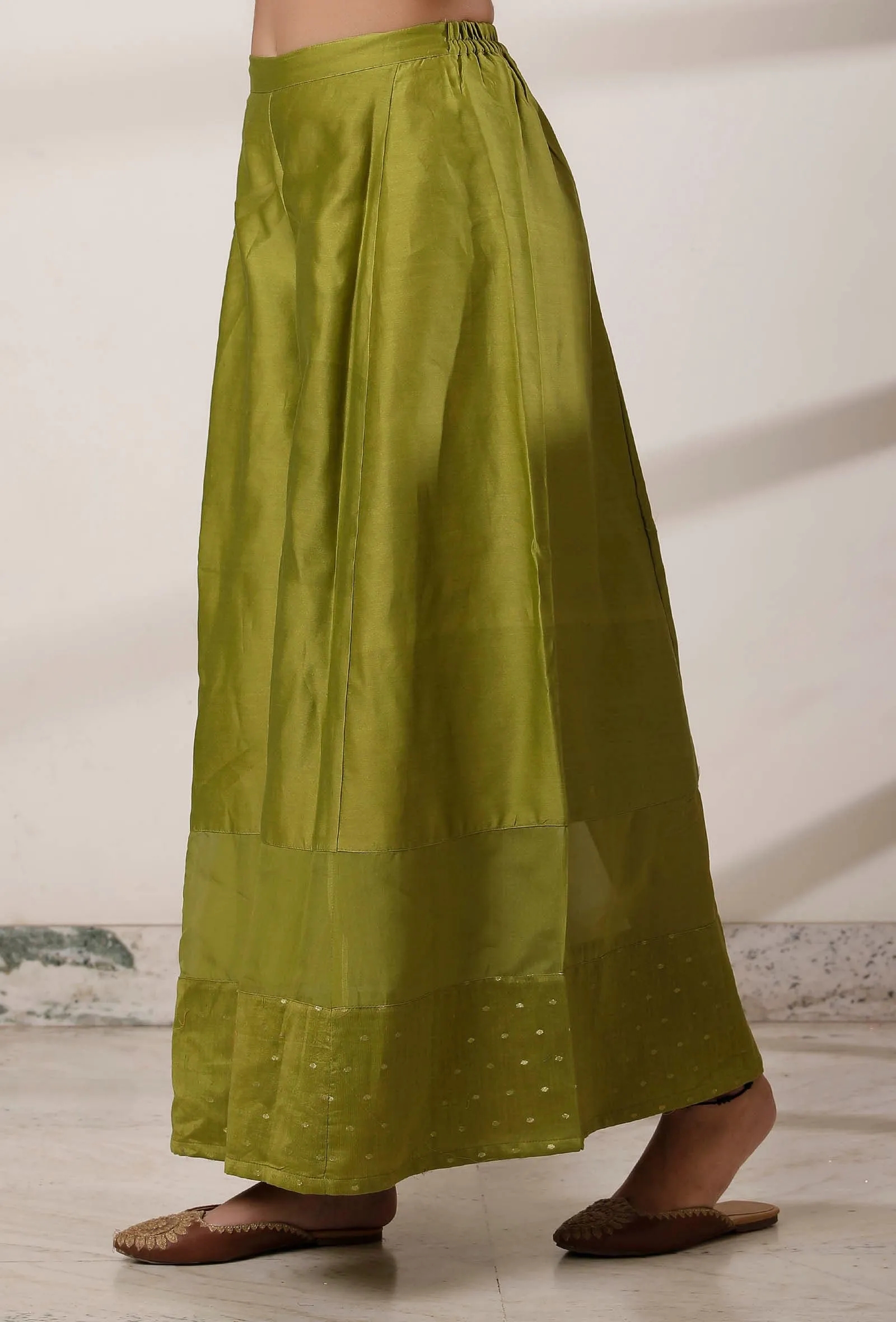 Olive Green Kali Palazzo