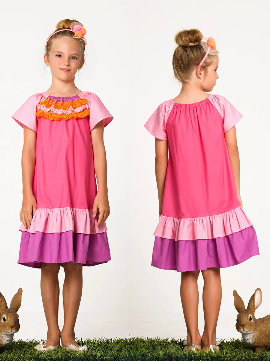 PEGGY - Girls Peasant Dress Patterns