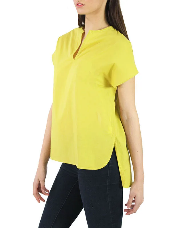 Pima Cotton Woven Alegria Hi-Low Tunic
