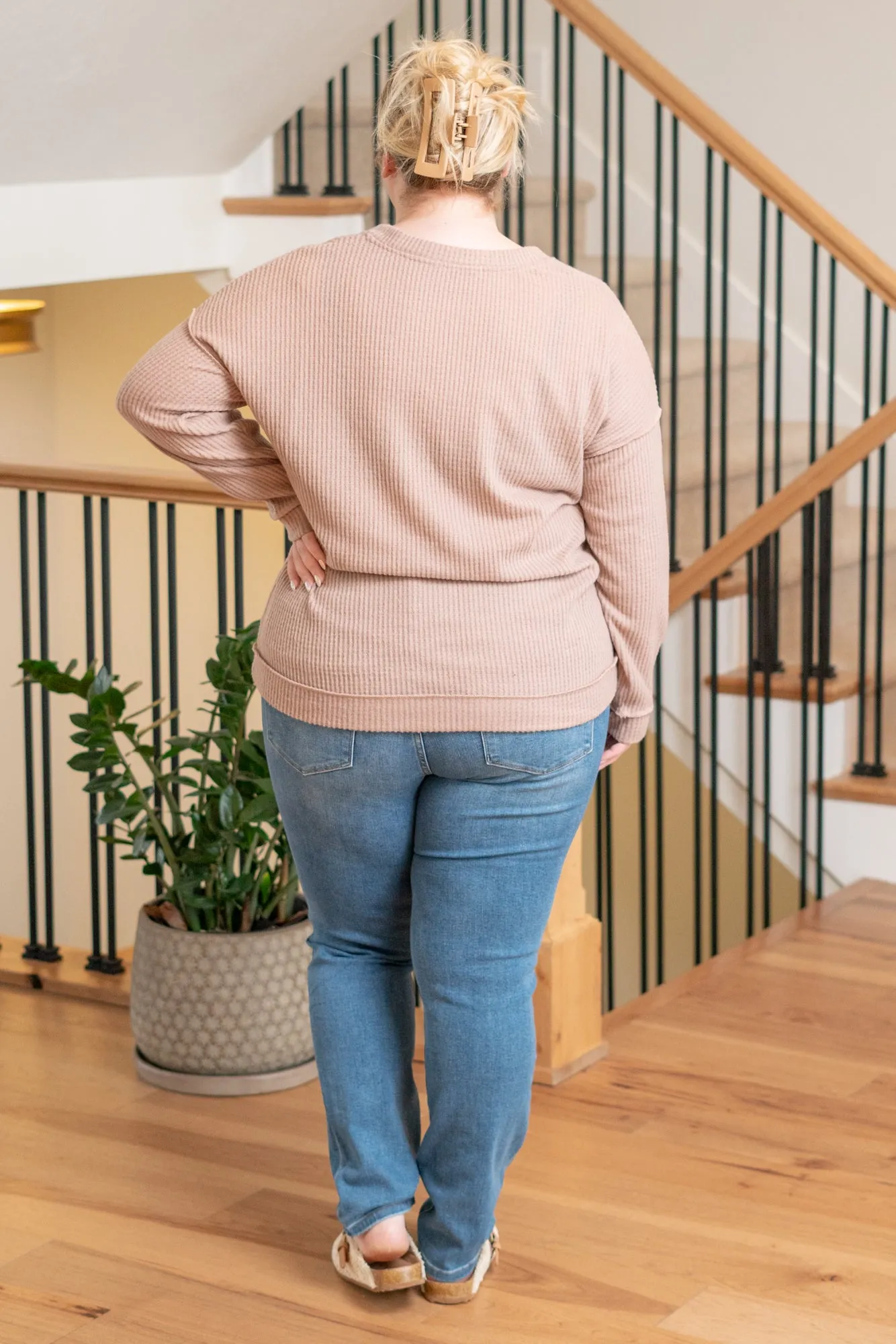 Plus Size Kelley Layering Top - Taupe