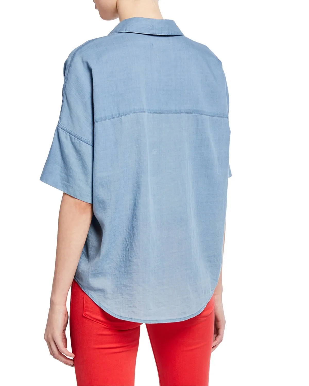 Rag & Bone - Tie Shirt in Lightening Dust