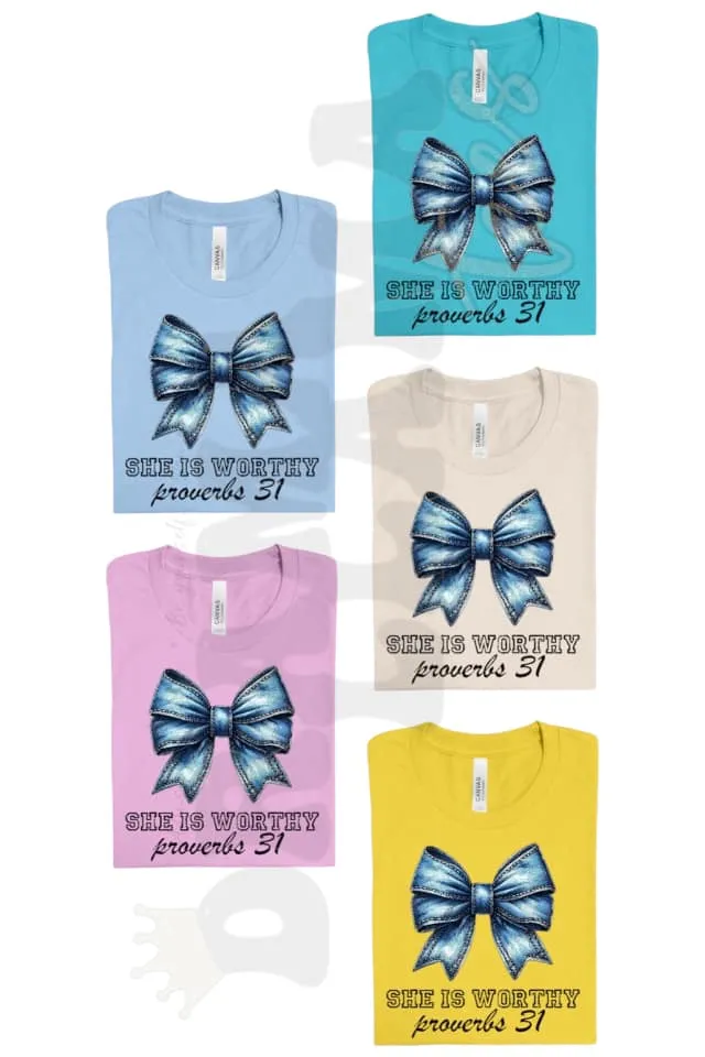 She is Worthy: Pre-Order *Multiple Color Options*