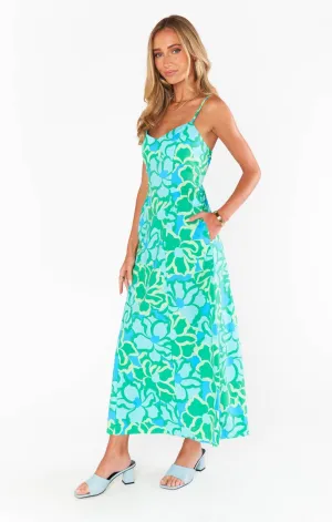Show Me Your MUMU Allegra Midi Dress - SPRING TIFFANY FLORAL