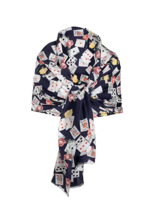 Silk Scarf in Dealer's Choice